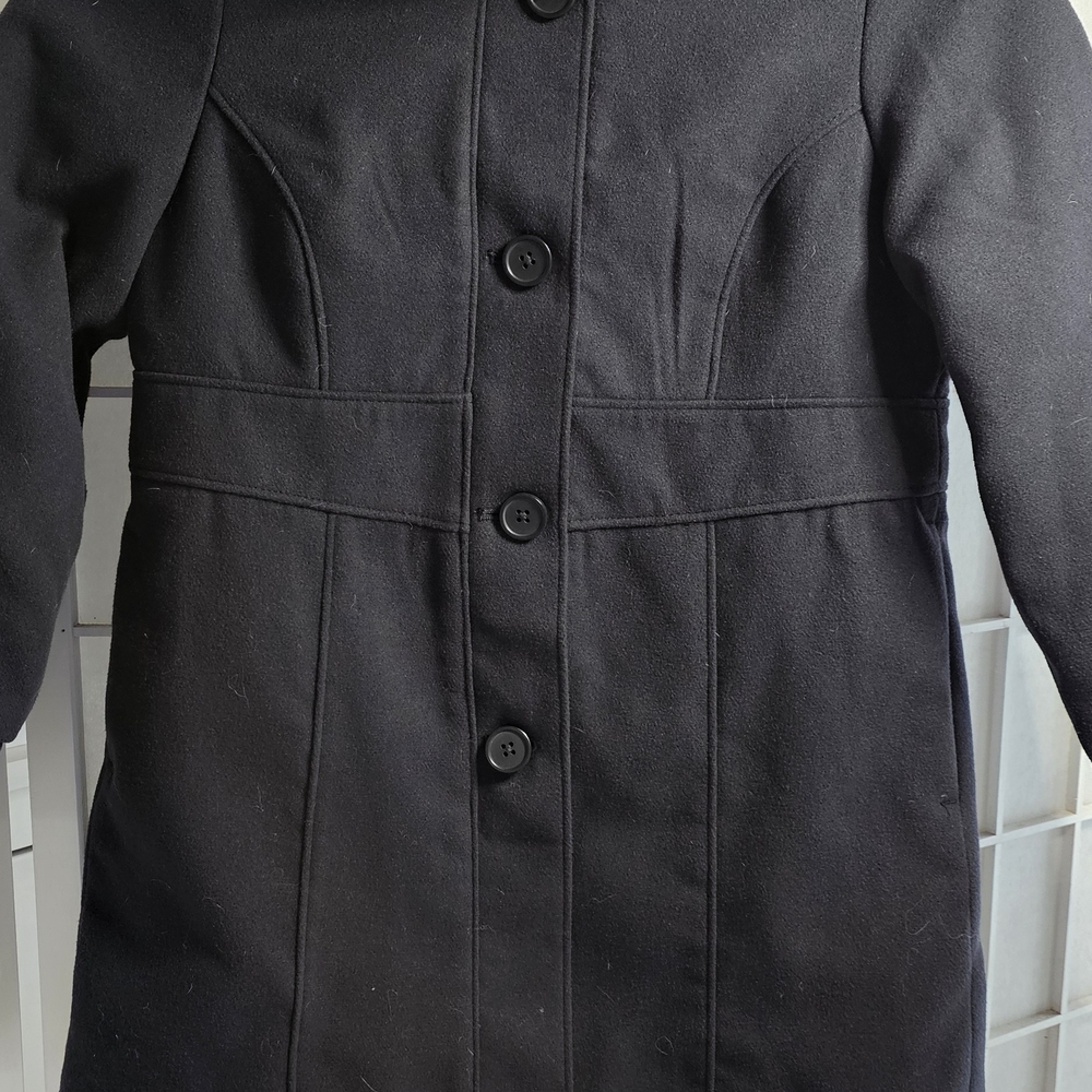 Cat & Jack Classic Dark Blue Kids Pea Coat